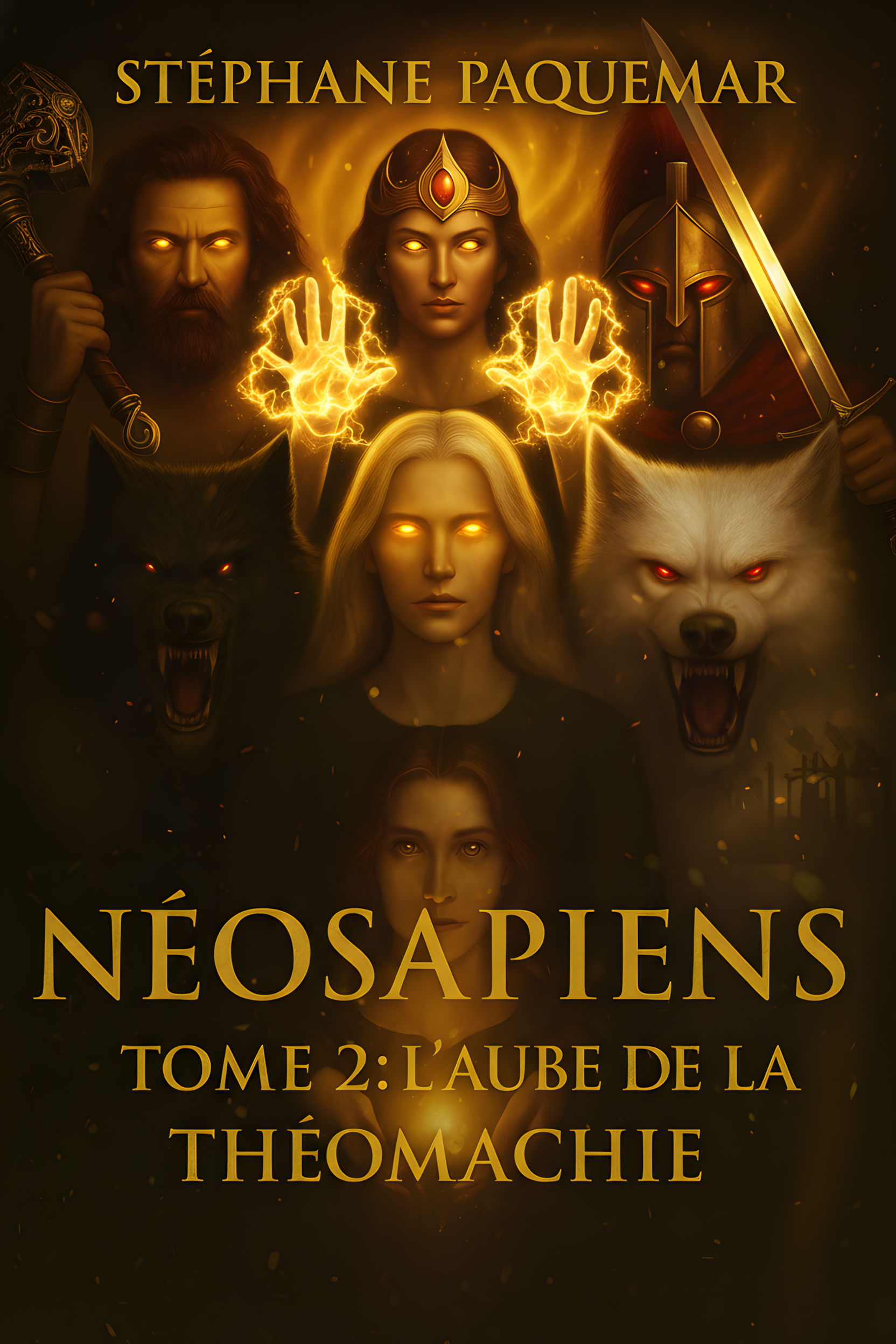 Couverture du Tome 2 — L’aube de la Théomachie